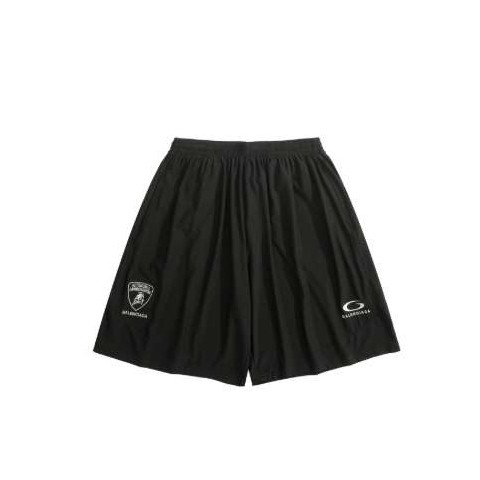발렌시아가 25 한정판 람보르기니 로고 자수 코튼 쇼츠 A11902