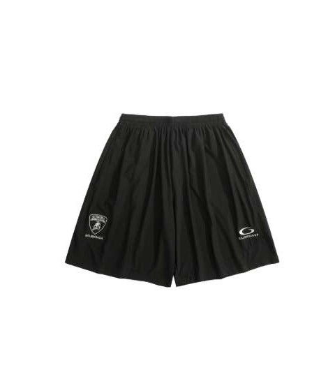 발렌시아가 25 한정판 람보르기니 로고 자수 코튼 쇼츠 A11902
