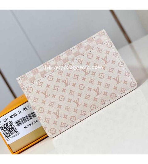 루이비통 25 한정판 M25750 Monogram 카드 지갑 E788