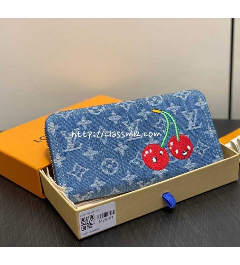 루이비통 25 한정판 M23161 TM Zippy Wallet 장지갑 E789
