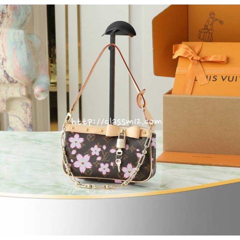루이비통 25 한정판 M13666 TM POCHETTE ACCESSOIRES 크로스백 가방 C5154