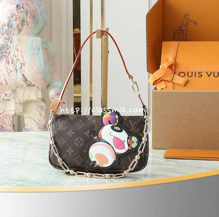루이비통 25 한정판 M13666 TM POCHETTE ACCESSOIRES 크로스백 가방 C5155