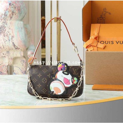 루이비통 25 한정판 M13666 TM POCHETTE ACCESSOIRES 크로스백 가방 C5155