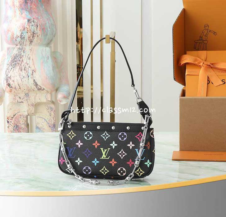 루이비통 25 한정판 M13663 TM POCHETTE ACCESSOIRES 크로스백 가방 C5156