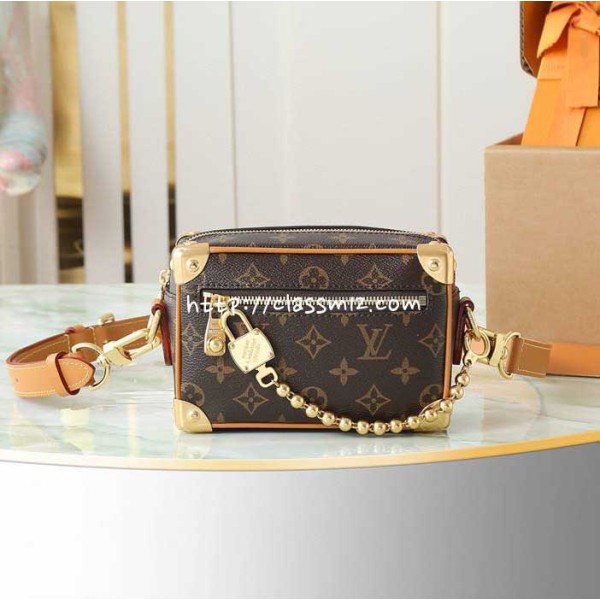 루이비통 25 한정판 M14729 Mini Soft Trunk 크로스백 가방 C5170