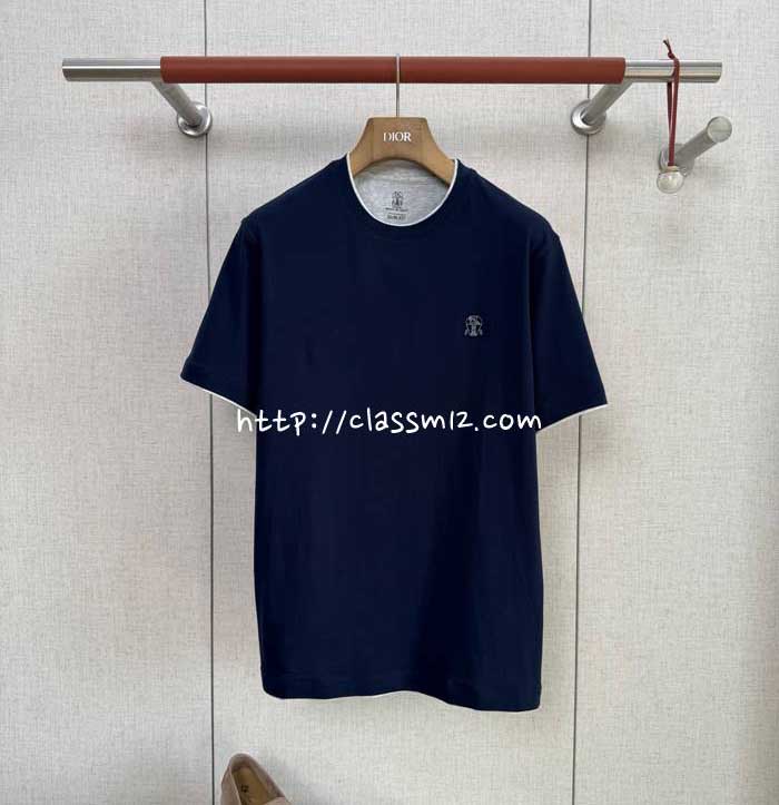 Brunello Cucinelli 25 한정판 반팔 티셔츠 A11922