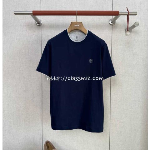 Brunello Cucinelli 25 한정판 반팔 티셔츠 A11922