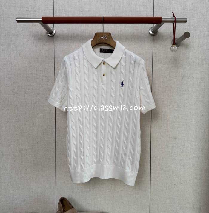 Ralph Lauren Polo 랄프로렌 폴로 25 한정판 반팔 니트 A11923