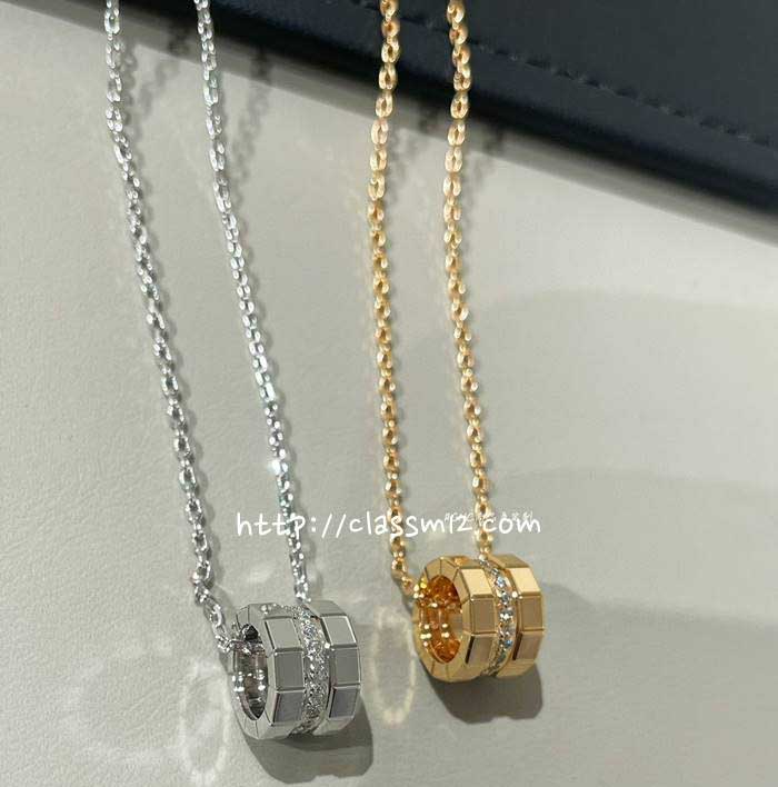 Chopard 25 한정판 ice cube 목걸이 D2714