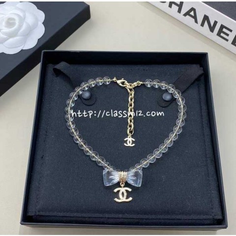 샤넬 25 한정판 목걸이 D2723
