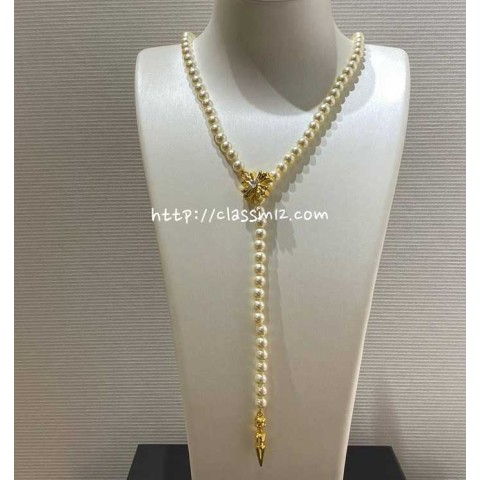 크롬하츠 25 한정판 mikimoto 목걸이 D2727