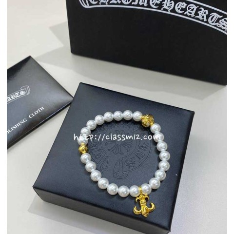 크롬하츠 25 한정판 mikimoto 팔찌 D2728
