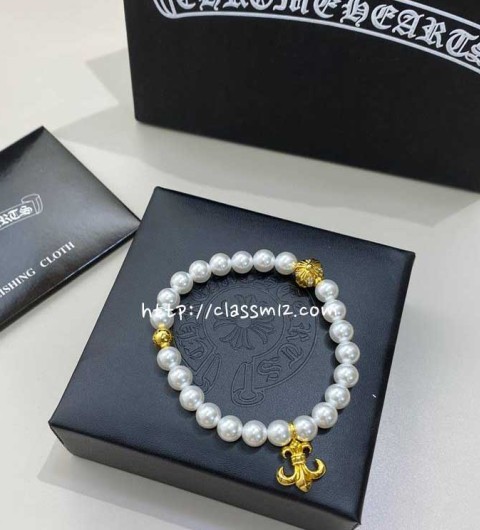 크롬하츠 25 한정판 mikimoto 팔찌 D2728