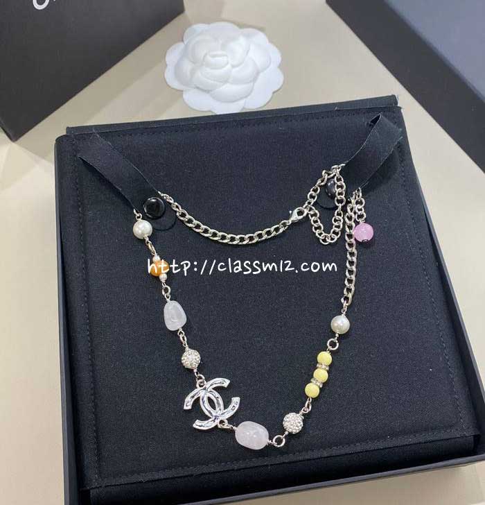 샤넬 25 한정판 목걸이 D2736
