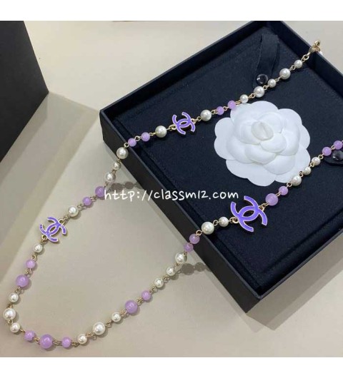 샤넬 25 한정판 목걸이 D2739