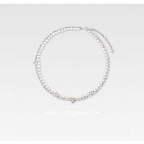 루이비통 25 한정판 PEARLS FUSION 목걸이 D2753