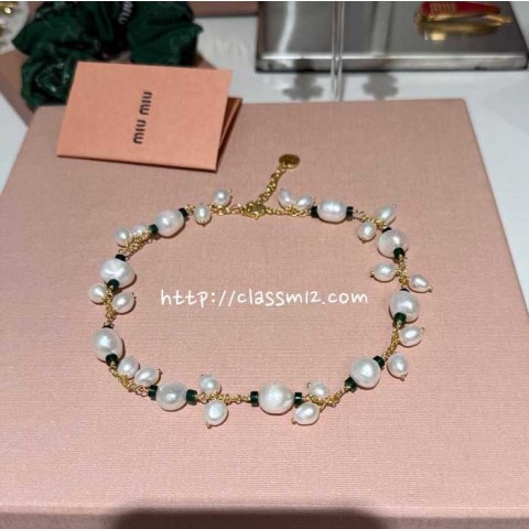 미우미우 25 한정판 choker 목걸이 D2822