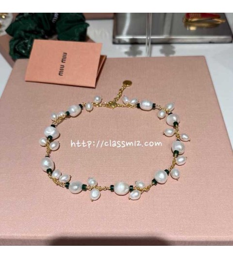 미우미우 25 한정판 choker 목걸이 D2822