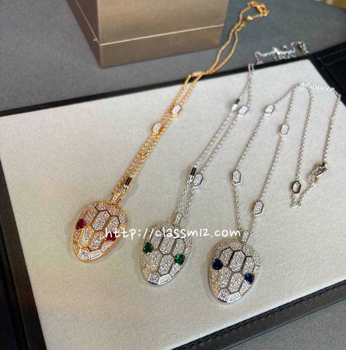 불가리 25 한정판 SERPENTI 목걸이 D2838