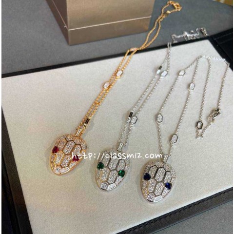 불가리 25 한정판 SERPENTI 목걸이 D2838