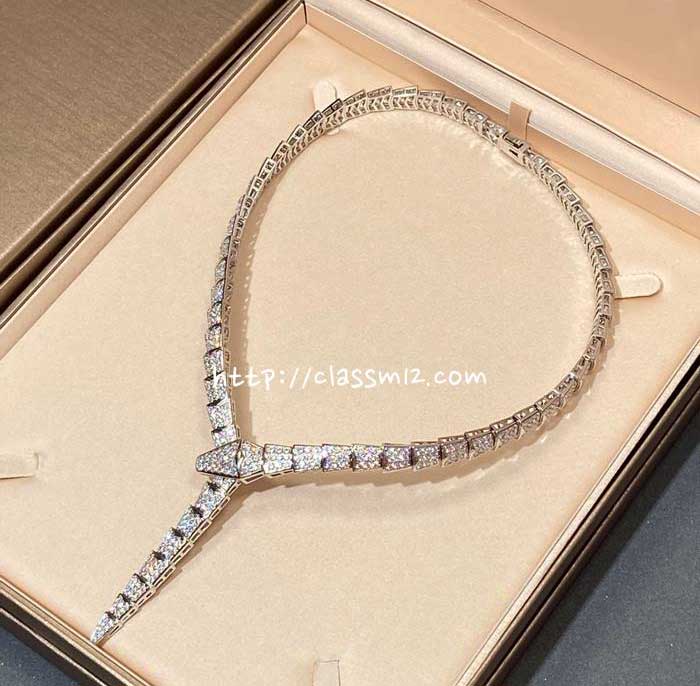 불가리 25 한정판 SERPENTI 목걸이 D2839