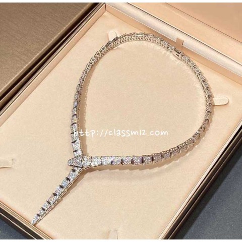 불가리 25 한정판 SERPENTI 목걸이 D2839
