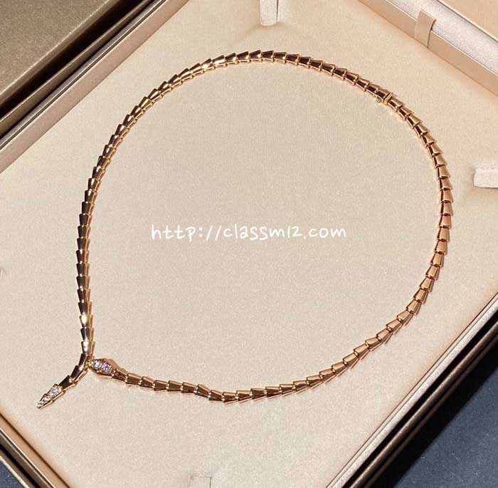 불가리 25 한정판 SERPENTI 목걸이 D2841