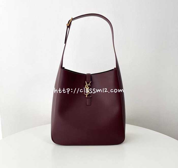 입생로랑 25 한정판 Soft hobo 753837 소가죽 카프스킨 가방 C5264