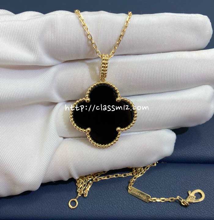 [리얼골드 18K] 반 클리프 앤 아펠 25 한정판 목걸이 D2881