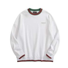 구찌 25 한정판 남여공용 로고 프린트 웹 크루넥 A11944