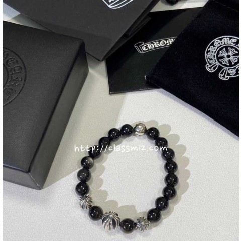 크롬하츠 25 한정판 실버 925 팔찌 D2965