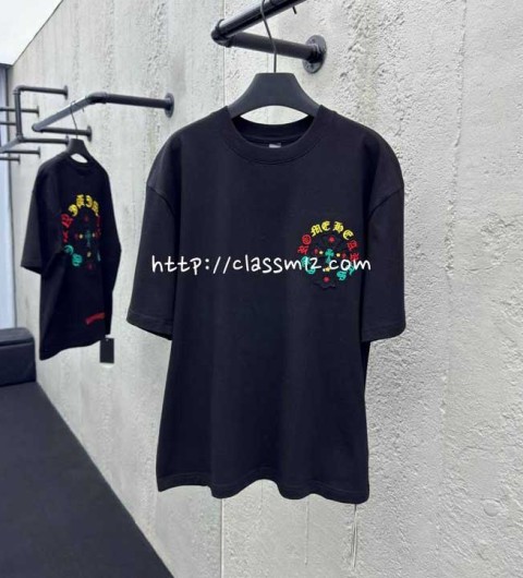 크롬하츠 25 한정판 남여공용 반팔 티셔츠 A12038