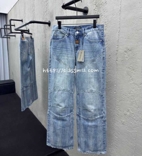 발렌시아가 25 한정판 남여공용 청바지 긴바지 A12063