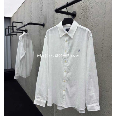 Ralph Lauren Polo 랄프로렌 폴로 25 한정판 남여공용 긴팔 셔츠 A12068