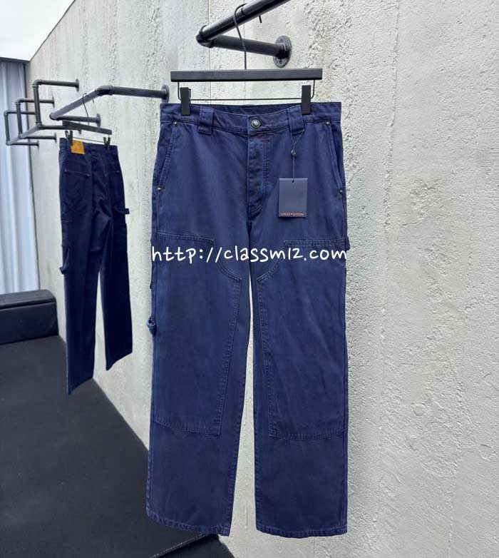 루이비통 25 한정판 남여공용 청바지 긴바지 A12178