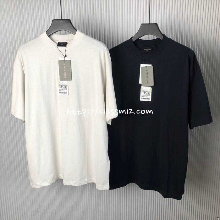 발렌시아가 25 한정판 남여공용 반팔 티셔츠 A12202