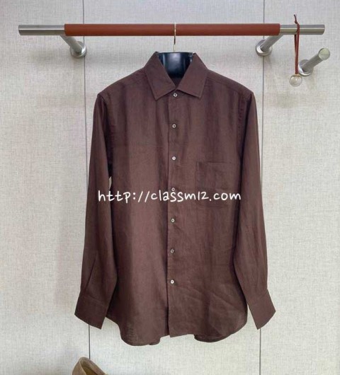 로로피아나 Loro Piana 25 한정판 남여공용 긴팔 셔츠 A12210