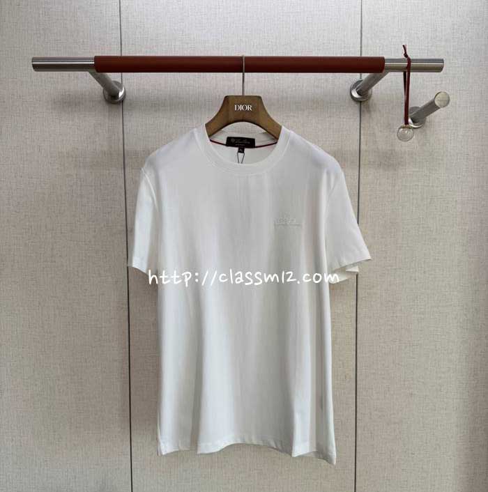 로로피아나 Loro Piana 25 한정판 남여공용 반팔 티셔츠 A12212