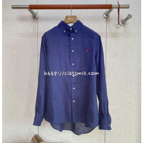 Ralph Lauren Polo 랄프로렌 폴로 25 한정판 남여공용 긴팔 셔츠 A12213