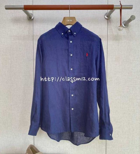 Ralph Lauren Polo 랄프로렌 폴로 25 한정판 남여공용 긴팔 셔츠 A12213