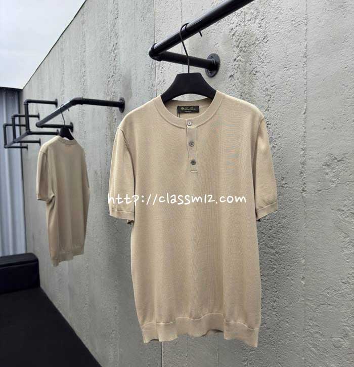 로로피아나 Loro Piana 25 한정판 남여공용 반팔 티셔츠 A12224