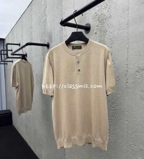 로로피아나 Loro Piana 25 한정판 남여공용 반팔 티셔츠 A12224