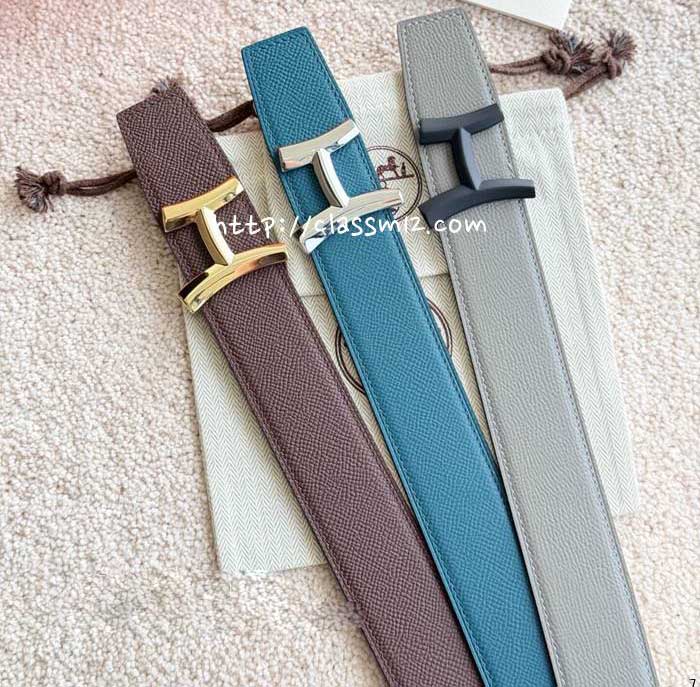 에르메스 25 한정판 3.8cm Epsom 벨트 F1044