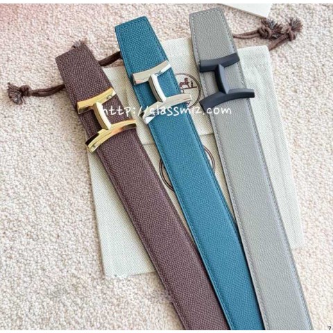 에르메스 25 한정판 3.8cm Epsom 벨트 F1044