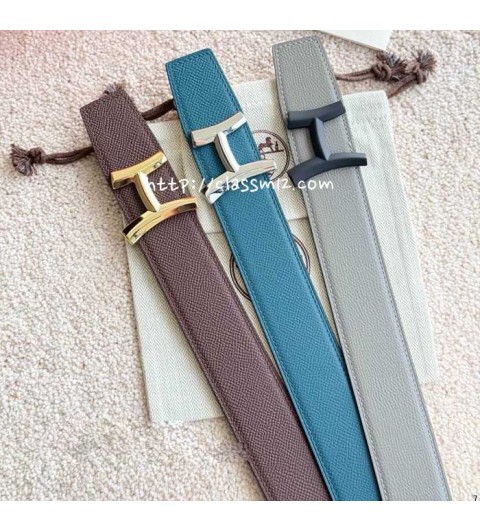 에르메스 25 한정판 3.8cm Epsom 벨트 F1044