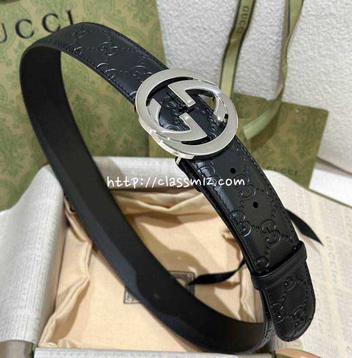 구찌 25 한정판 4.0cm 벨트 F1078