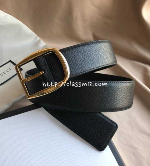 구찌 25 한정판 4.0cm 소가죽 카프스킨 벨트 F1092