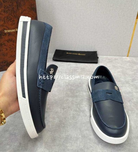Stefano Ricci 25 한정판 소가죽 카프스킨 신발 B4548