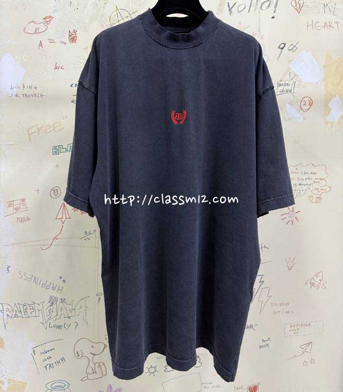 발렌시아가 25 한정판 남여공용 반팔 티셔츠 A12267