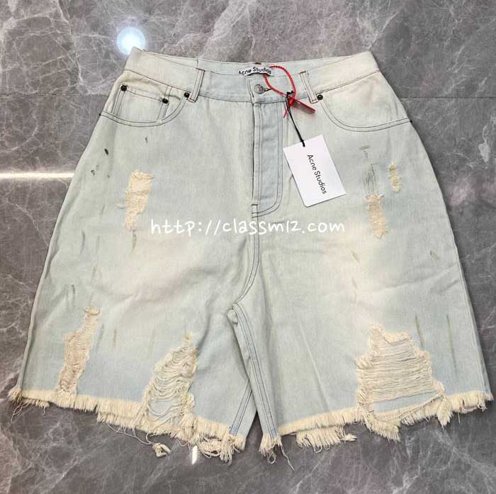 아크네 25 한정판 7608 청바지 반바지 A12271